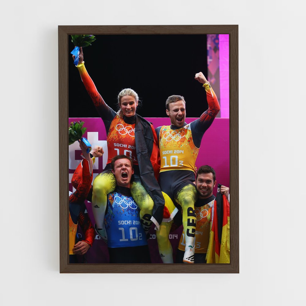 Poster Fête des Fleurs – affiche Luge (vue 5)
